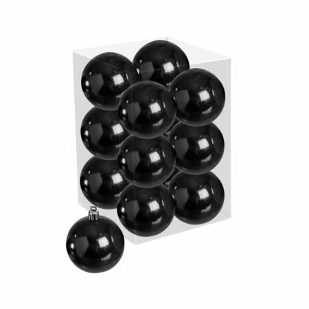 Χριστουγεννιάτικες μπάλες σετ που θα διακοσμήσουν το πιο εντυπωσιακό Χριστουγεννιάτικο δέντρο. Διάλεξε το χρώμα και το μέγεθος που ταιριάζει στο δικό σου στολισμό για ένα φανταστικό αποτέλεσμα. Χρώμα: Μαύρο Διάμετρος: 4 εκ. Υλικό : Άθραυστο Τεμάχια: 12 Χριστουγεννιάτικες μπάλες σετ που θα διακοσμήσουν το πιο εντυπωσιακό Χριστουγεννιάτικο δέντρο. Διάλεξε το χρώμα και το μέγεθος που ταιριάζει στο δικό σου στολισμό για ένα φανταστικό αποτέλεσμα. Χρώμα: Μαύρο Διάμετρος: 4 εκ. Υλικό : Άθραυστο Τεμάχια: 12 Μπάλα-Μαύρη-S12-4cm