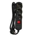 3ΠΟΛΥΠΡΙΖΟ ΜΕ ΔΙΑΚΟΠΤΗ 3X1.5mm2 1,5mΜΑΥΡΟΗΜΡΡ 0106 30-000877