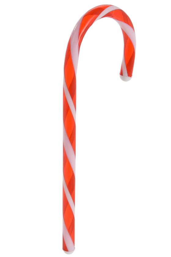 Γλυφιτζούρι Candy Cane Κόκκινο 1.7x34cm